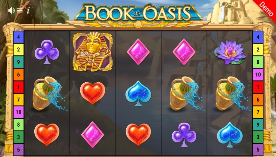 Book of Oasis startscherm