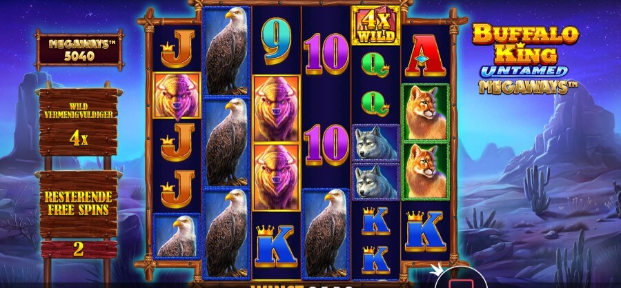 Buffalo King Untamed Megaways - free spins